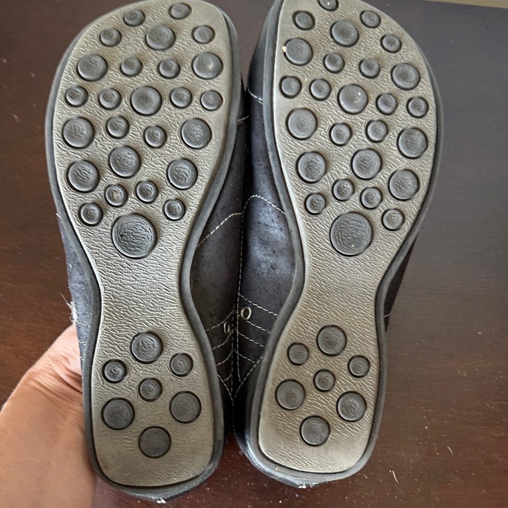 Mudd Black Flats with Gray Accents - Picture 3 of 3